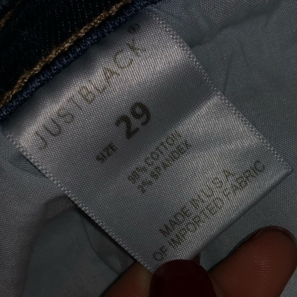 JUST BLACK DENIM JEANS style BP61J - Picture 7 of 15
